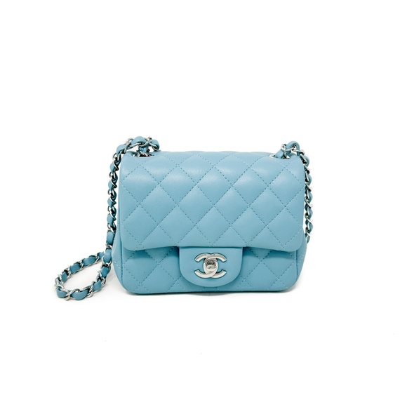 Chanel Lambskin Square Mini Classic Flap - Picture 1 of 10
